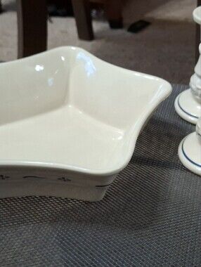 Longaberger Cream Ceramic Serving Dish